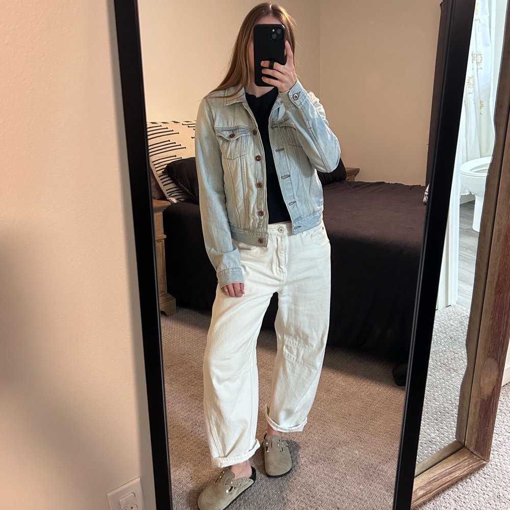 Forever 21 Light Blue Jean Jacket